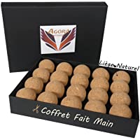 Juego de 20 pelotas de futbolin de corcho para adultos o niños- 35mm de futbolín- compatible con juegos de futbolín…